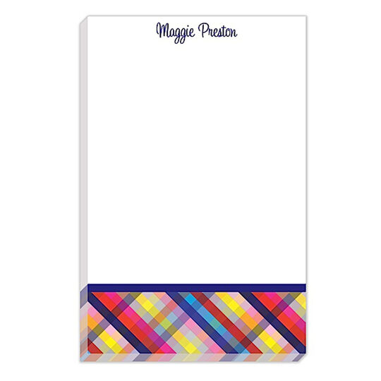 Bright Gingham Notepads